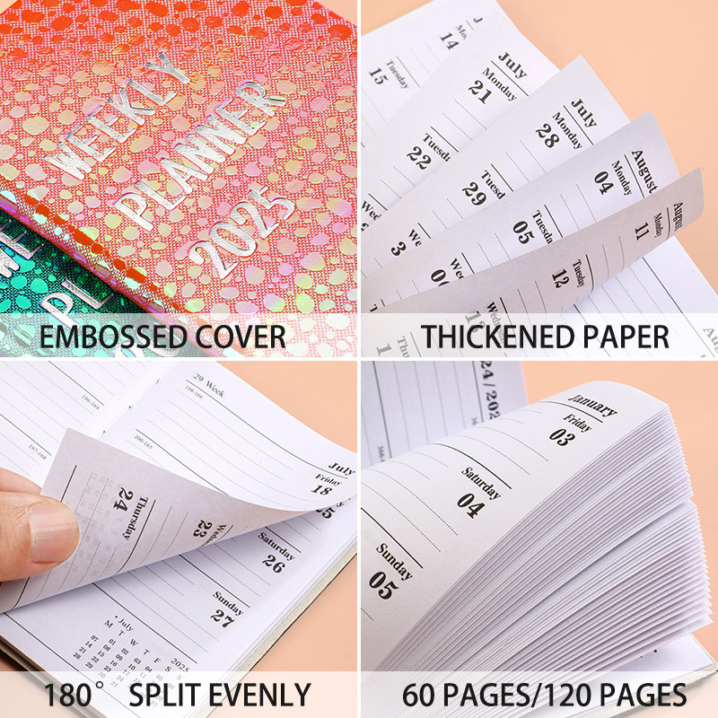 2025 Creative Trends Mini Weekly Planner - Cute Faux Leather Softcover for Daily Memos, Gifts, and Personal Organization