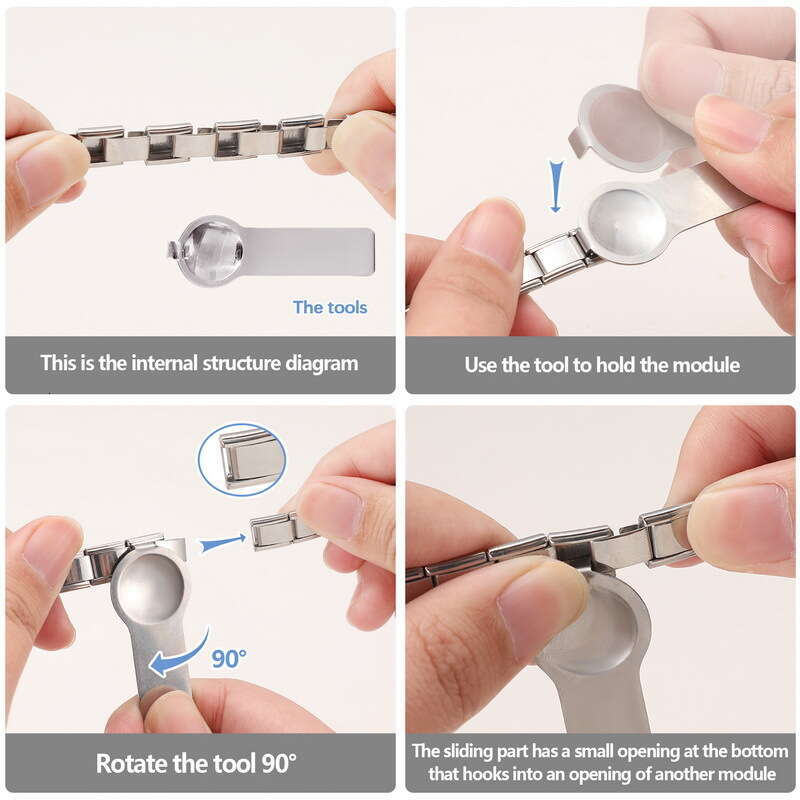 New Women's Gift Daisy Pendant with enamel Italian Charms Links Bangle Beads Fit 9mm Stainless Steel Bracelet Making DIY For Women Fashion Jewelr