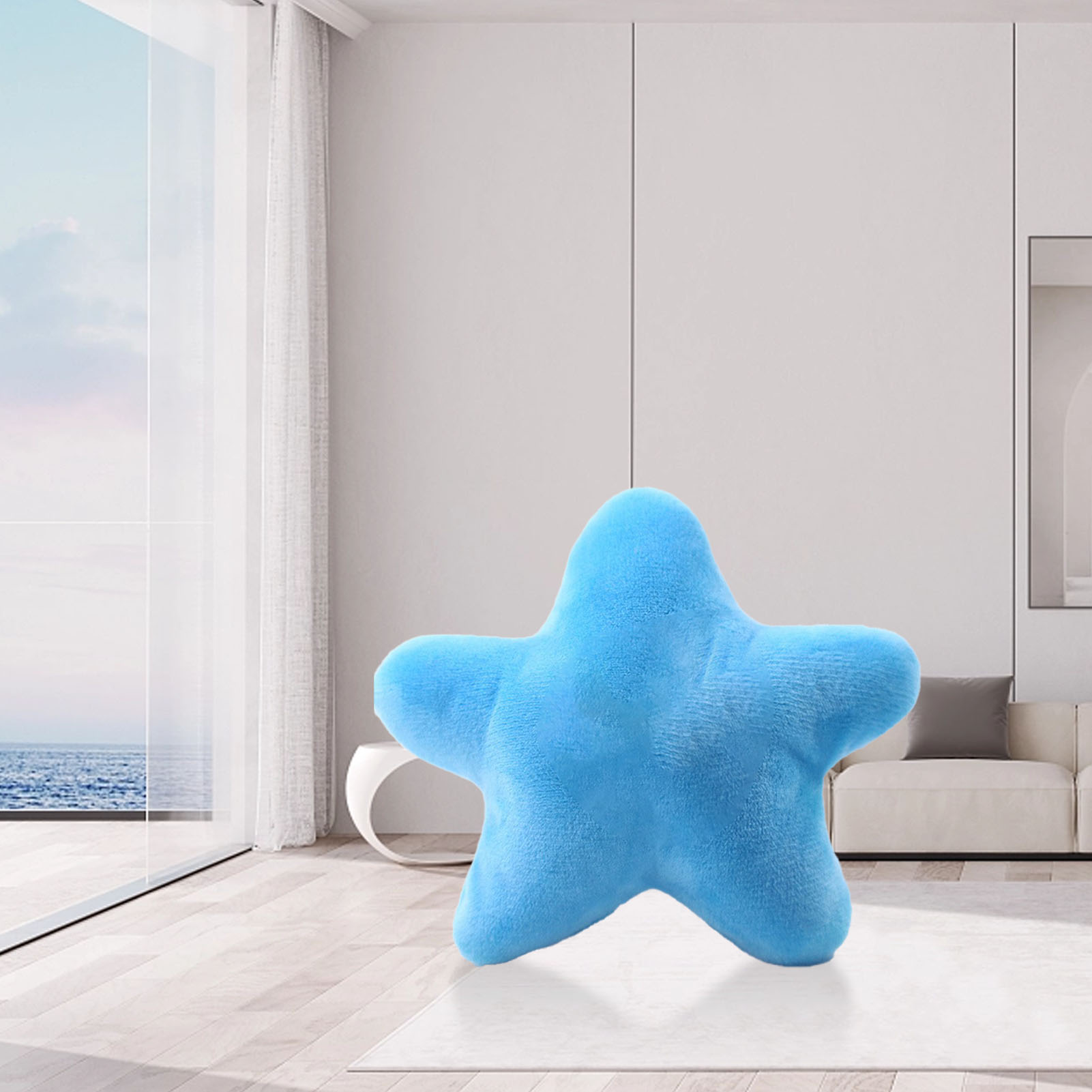 Plush Pet Toy Bite Resistant Boredom Relief Teeth Grinding Cute Star Shape Stuffed Dog Chew Toy For Puppy