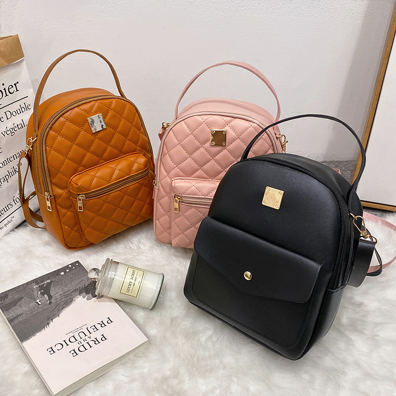 Designer Woman Backpack Shoulder Bag Grid Patterned Knapsack Classic Fashion Bags Casual Backpack Versatile Double Shoulder Bags DPD2409143