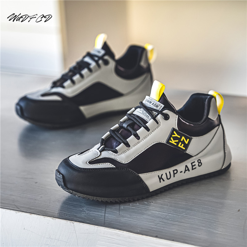 Mens Sneakers Chunky Designer Cover Bottom Board Fashion Casual Microfiber Leather Upper Increased Internal Platform Shoes New da3b f51a