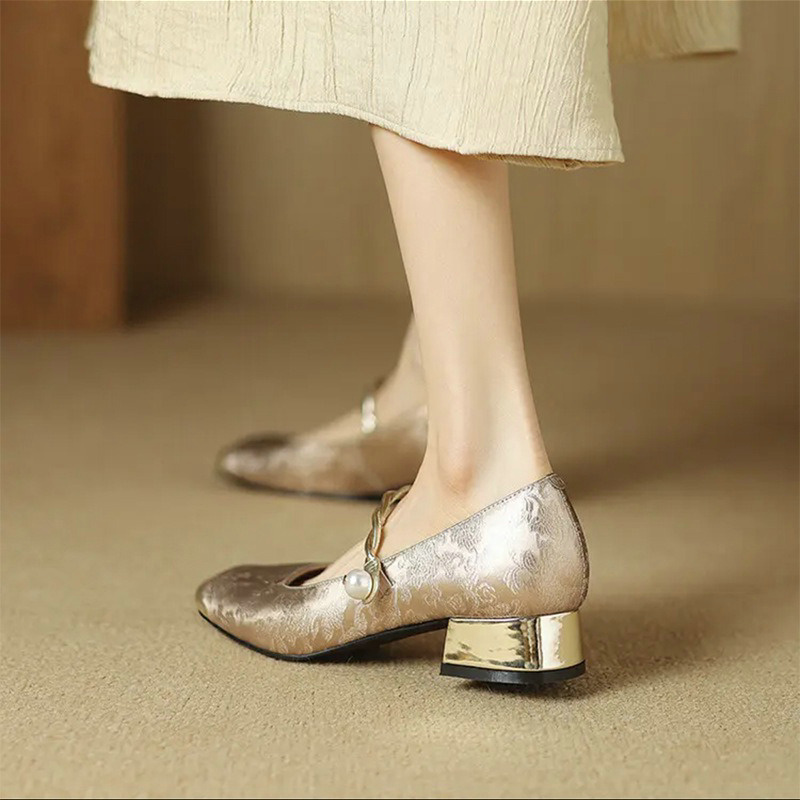 Arrival New Sheepskin Version Retro French Beauty Bao Toe Sandals Women'S Summer Wear Pumps 9f39