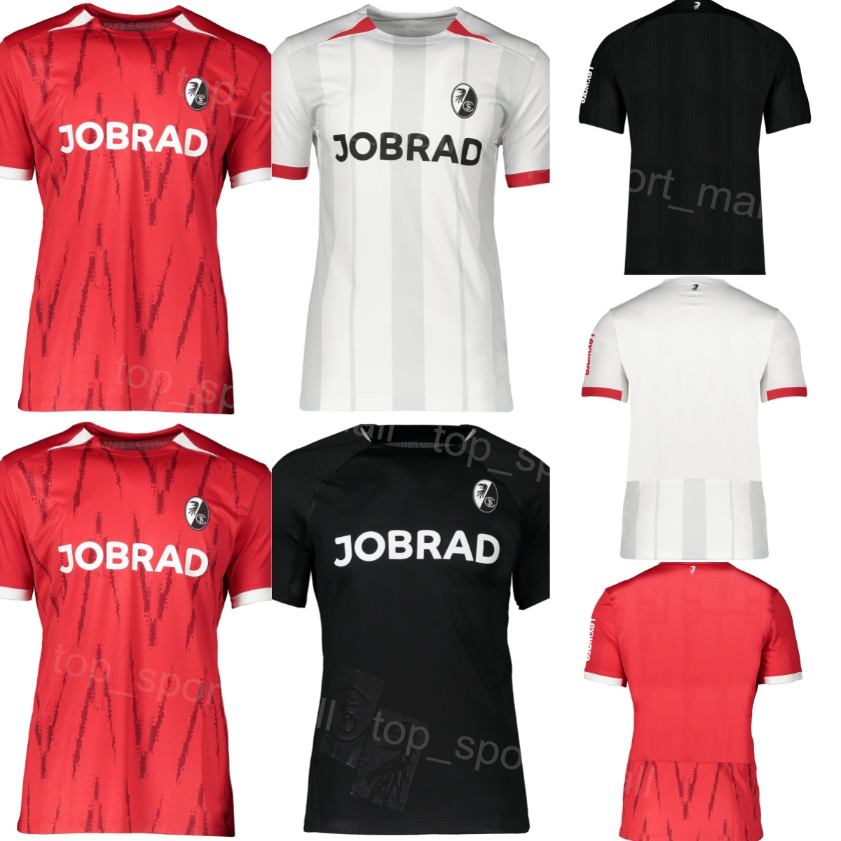 Club 2024 2025 Soccer SC Freiburg Jersey Mans 17 KUBLER 42 DOAN 20 ADAMU 32 GRIFO 3 LIENHART 21 MULLER 6 OSTERHAGE 22 SALLAI 34 ROHL Football Shirt Kits Uniform Team