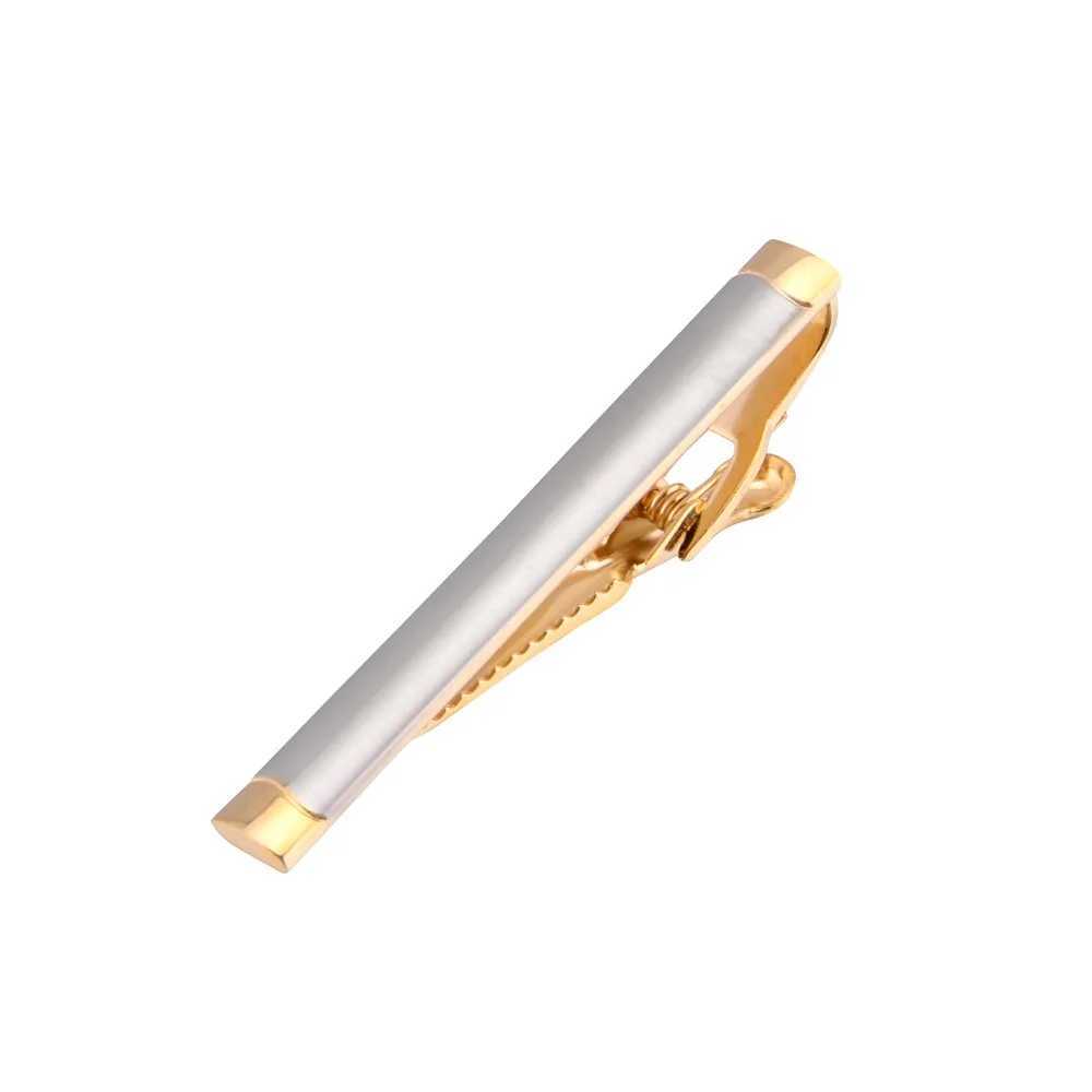 High Quality Cufflinks For Mens Luxury Tie Clip Set Golden High Quality Simple Shirt Buttons Wedding Groom Jewelry AccessoriesX240914