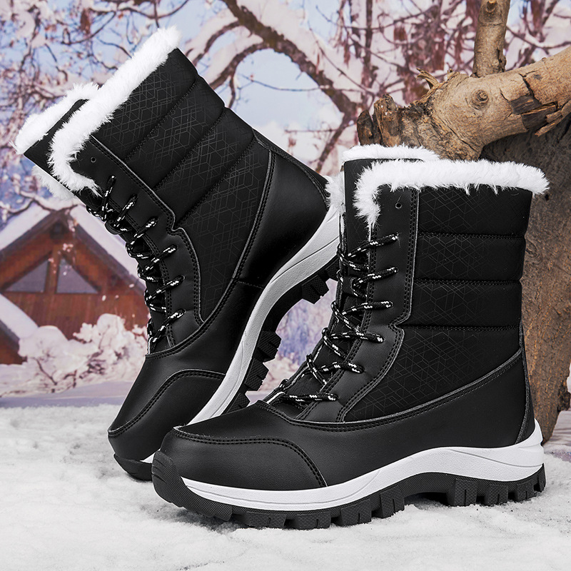 Women Boots Watarproof Ankle Boots For Winter Shoes Women Keep Warm Snow Botines Female 2023 Luxury Zipper Winter Botas Mujer