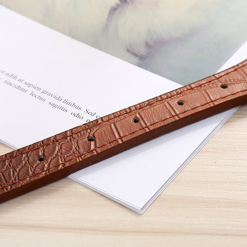 Leather Dog Collars Pet Supplies Adjustable Large Dog Rivet Collar Pet Anti-bite Neck Sleeve Suitable for Large and Medium Dogs