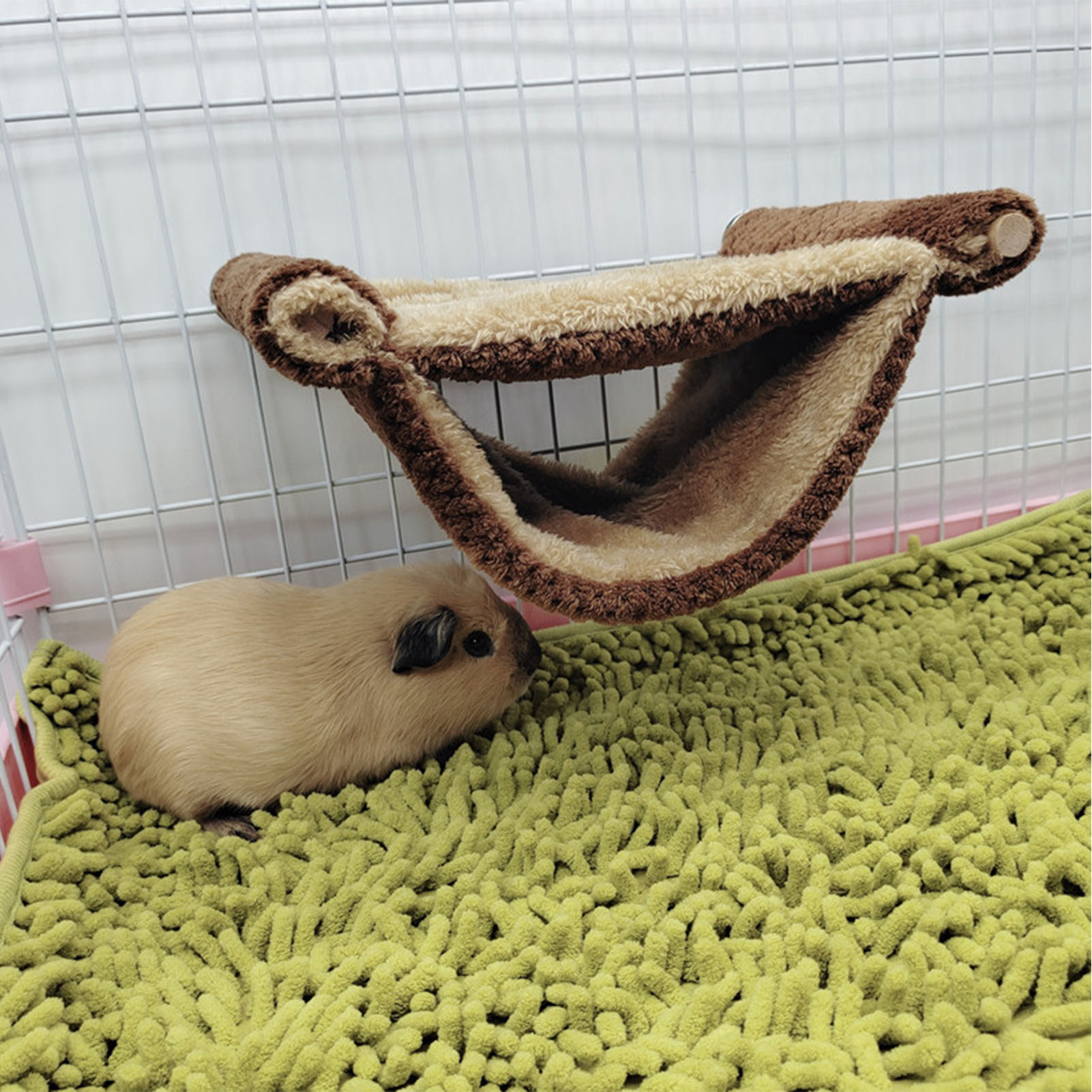 Small Animal Hanging Hammock Bed Soft Warm Double Layer Small Pet Cage Hammock For Squirrel Hamster Golden Hamster