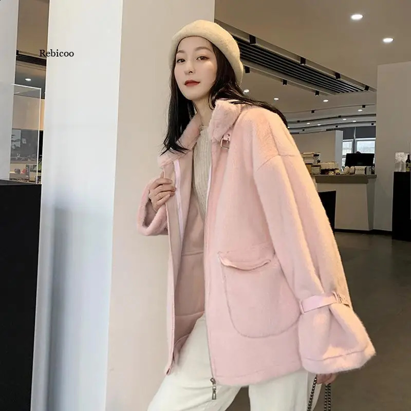 Womens Winter Coat Faux Fur Coat Womens Winter Jacket Fur Coat Teddy Jacket Womens Winter Sheepskin Coat Fur Coat Women 240911
