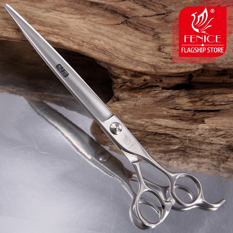 Fenice High-end VG10 Steel 7.0/7.5/8 inch Professional Dog Scissors Pet Grooming Scissors Shears Animal Hair Cutting Shears