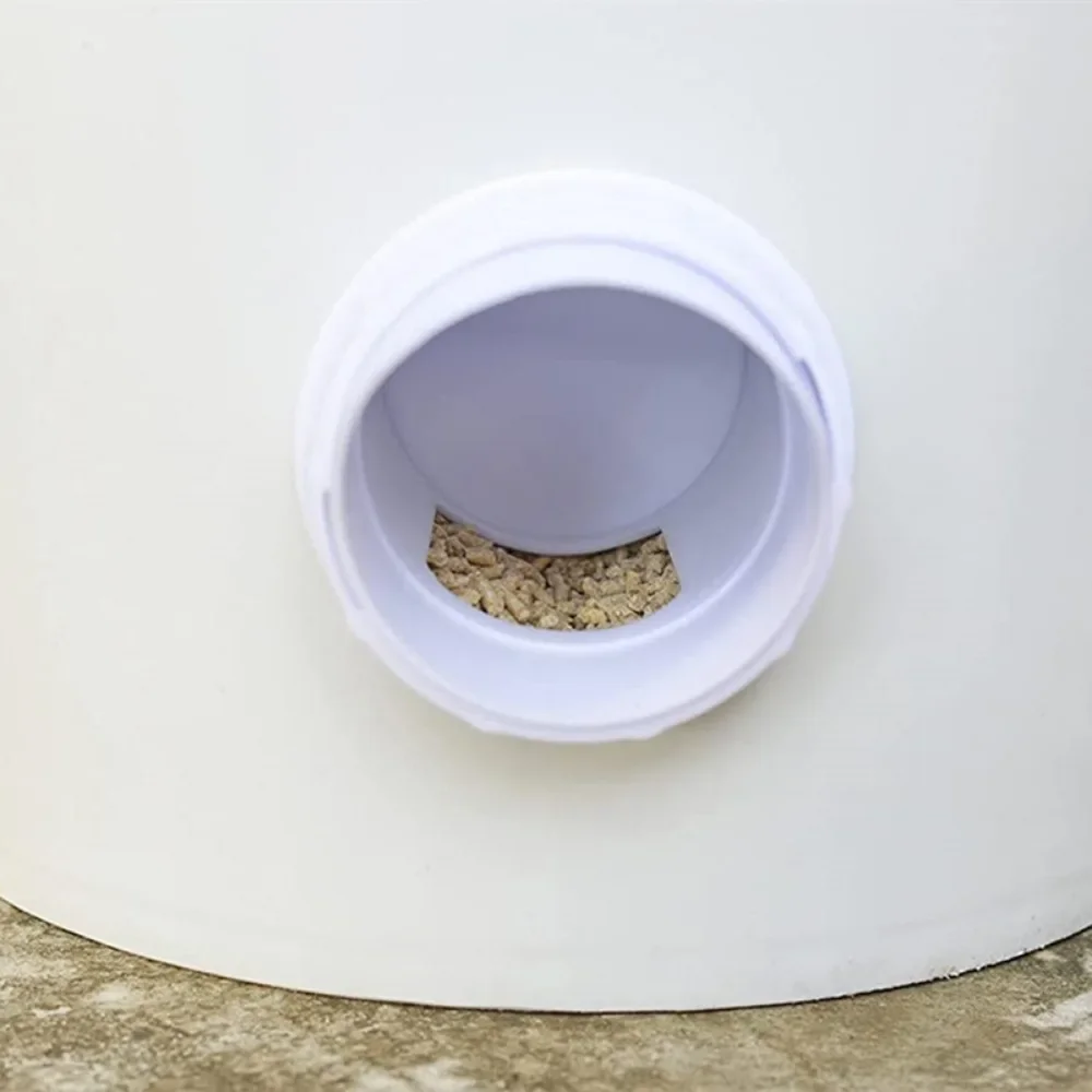 Automatic Gravity Chicken Feeder DIY Rainproof Poultry Feeder Port Reduce Spillage Food Farm Chicken Duck Food Controller Tools