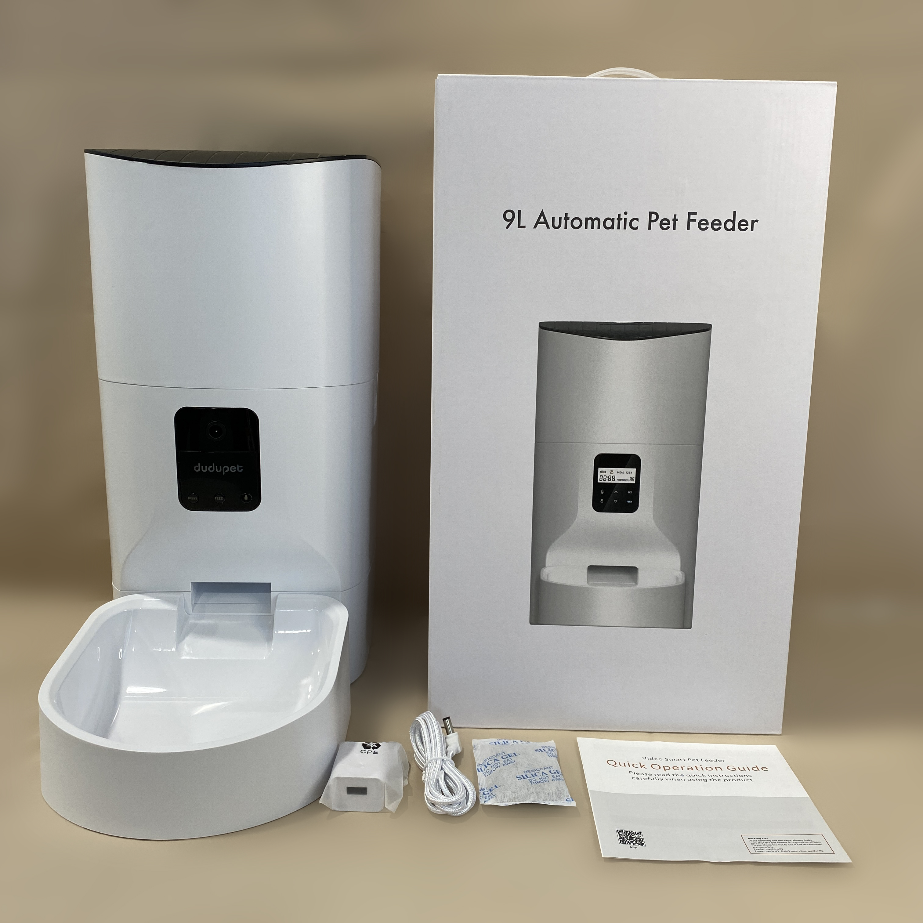 Smart Pet Products Full HD WiFi Pet Camera with Audio Automatic Dog Treat Dispenser Feeder ABS Material Charge Power Source