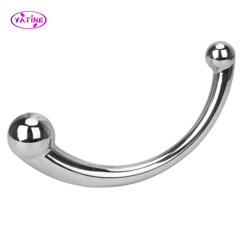 25-35mm Metal Balls Big Dildo Anal Plug For Women Vaginal Butt Dilator Men Prostate Massager Sex Toys Adult Games Erotic Bondage 240914