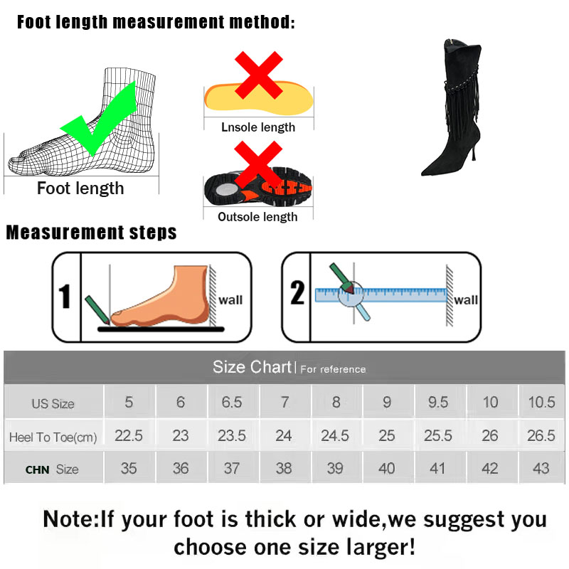 Fashion Designer Tassels Footwear Women Knee High Boots With Thin Heels Shoes Female Pointed Toe Ladies Long Booties