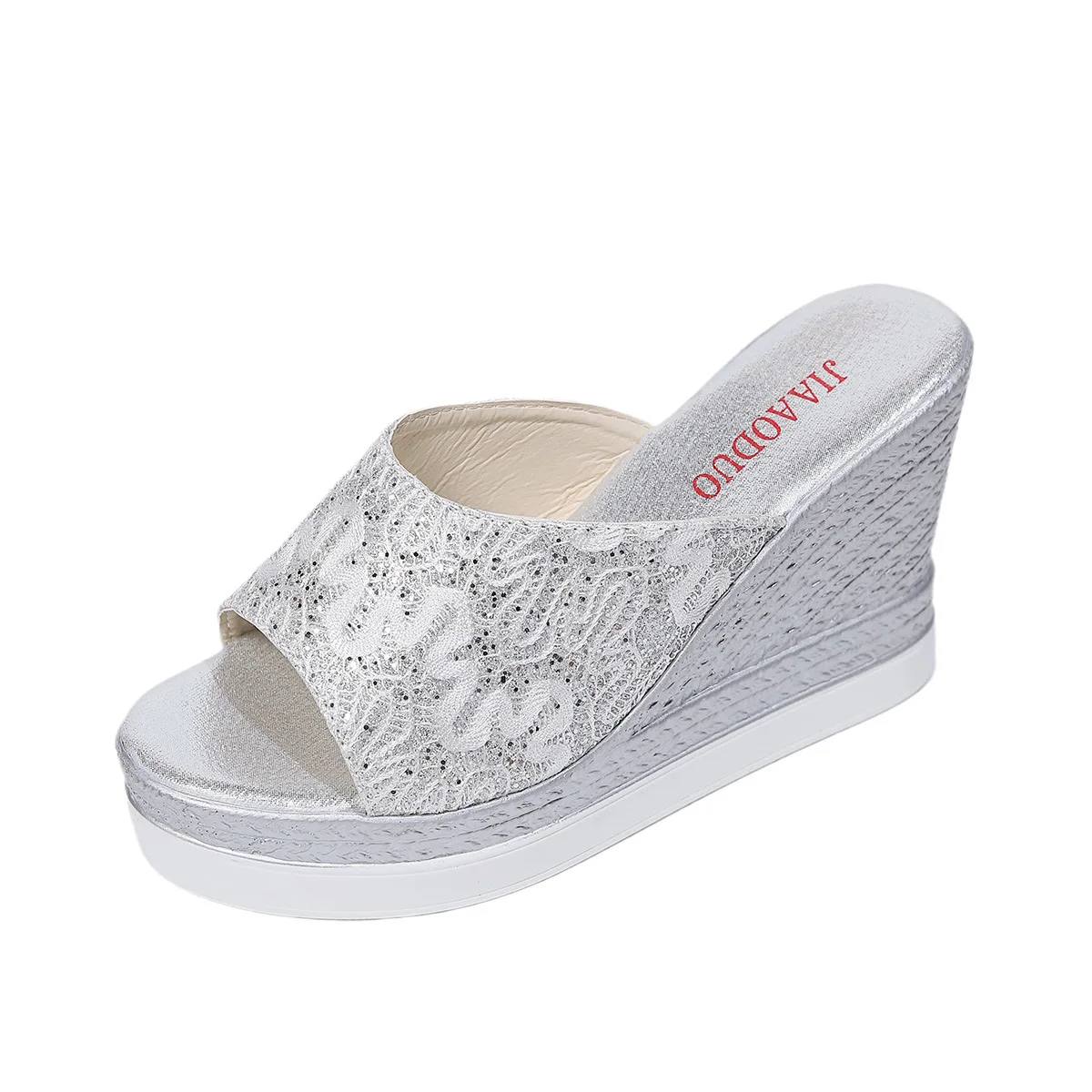 Womens Shoes Clearance Summer Wedges Slippers High Heels Fashion Fish Moush Thick Sole Sandalia Luxury Brand 2024