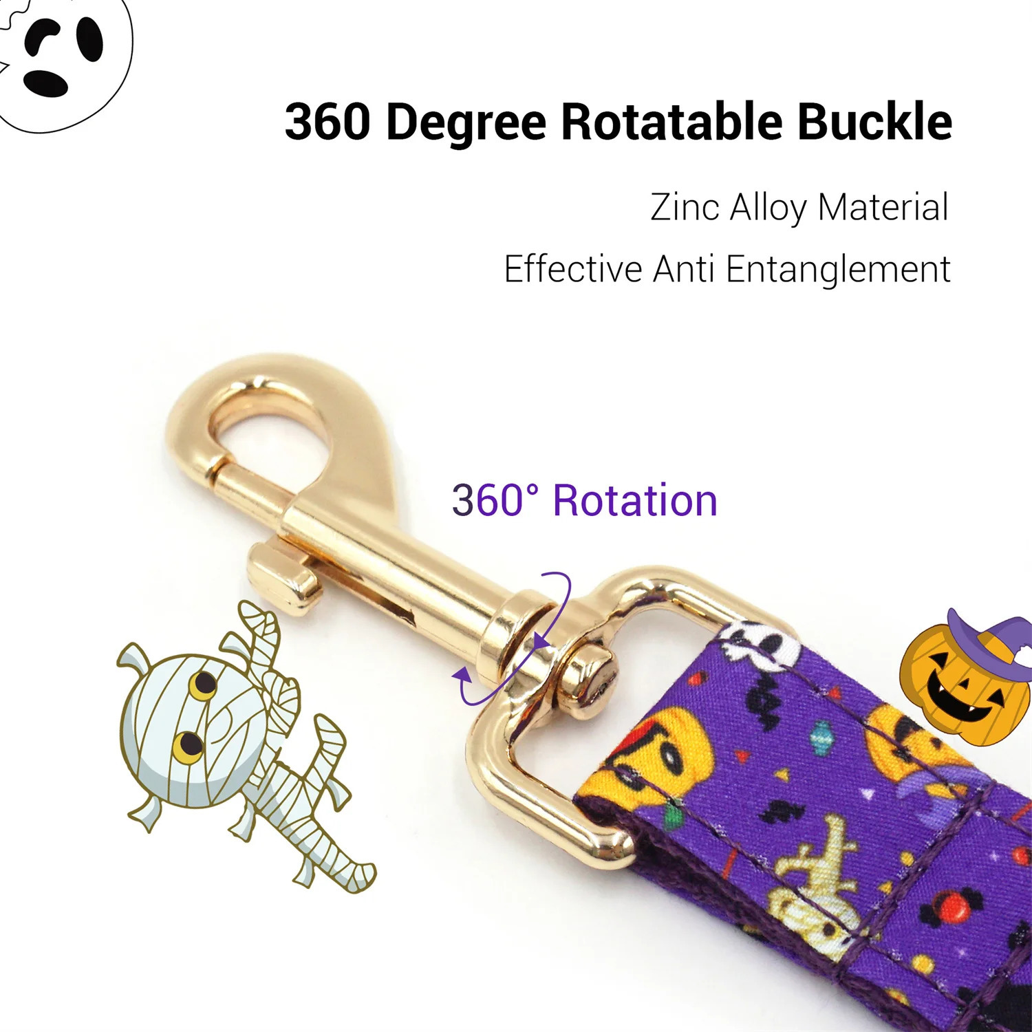 Halloween Ghost Dog Collar Personalized Dog Collar and Belt Set Suitable for Small and Large Dogs Customized Name Dog Collar Bow Party Gift 240914