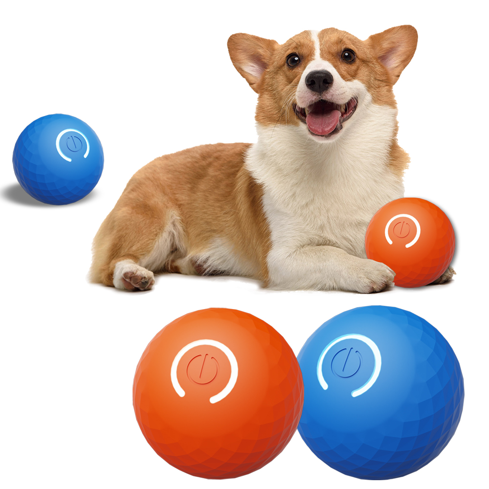 Smart Self-Moving Plastic Indoor Cat Toy Automatic Kitten Electric Dog Training Toy Rechargeable Sustainable Interactive Pet TPR