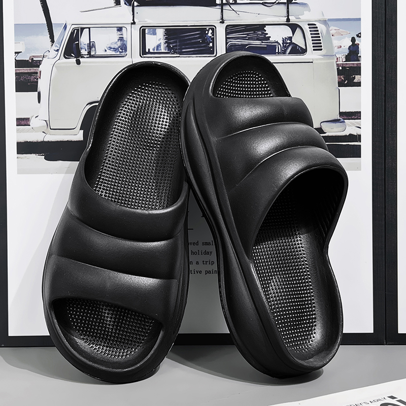 Men's Home Slippers Comfortable Soft Slides Indoor Outdoor Sandals Beach Shoes Flip-flops Men Bathroom Bedroom Non-slip Slippers