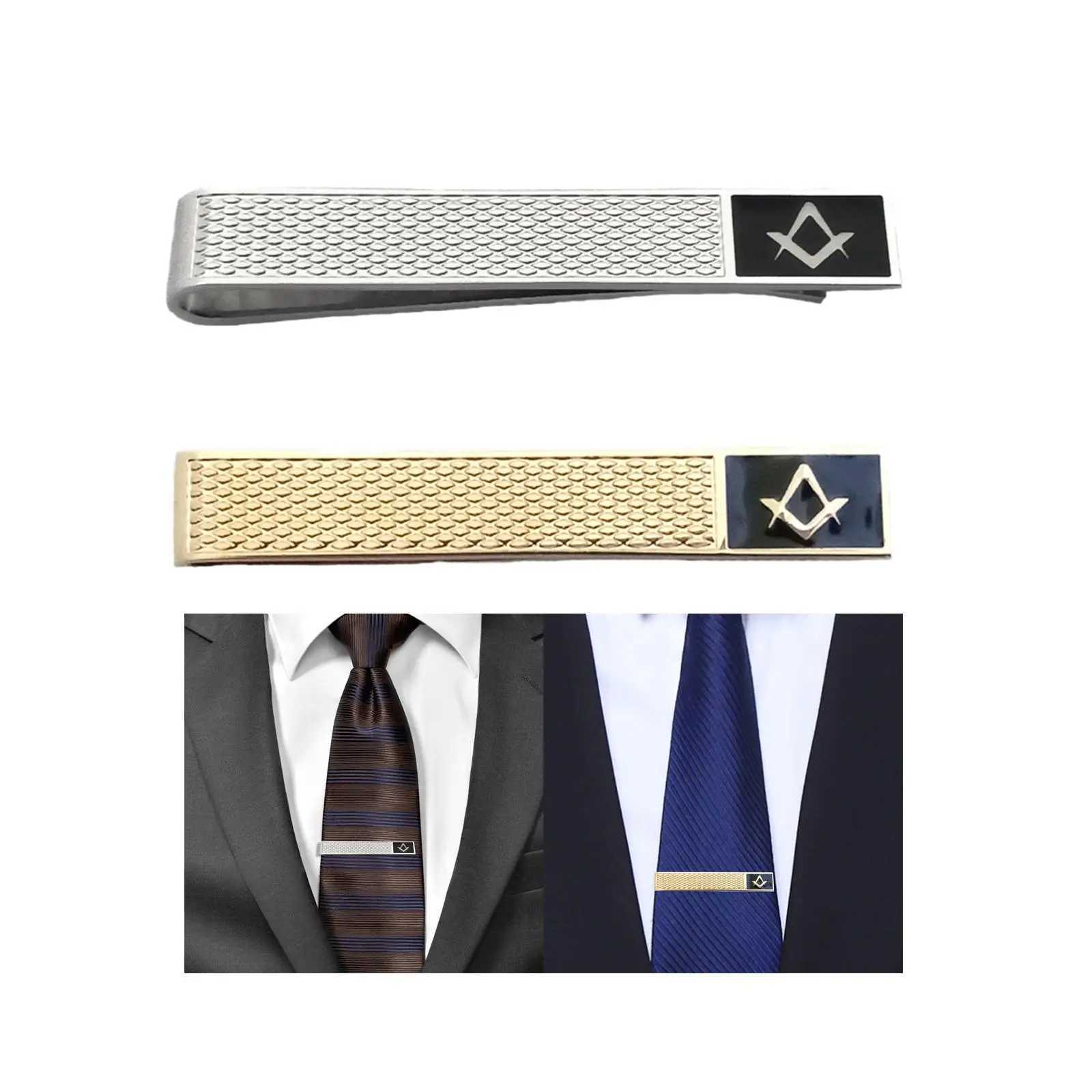 Shirt Business Clip Necktie Tie Clips Easy to Use Gifts Brass Necktie Bar Clip Cravat Clip for Party Gathering FestivalX240914