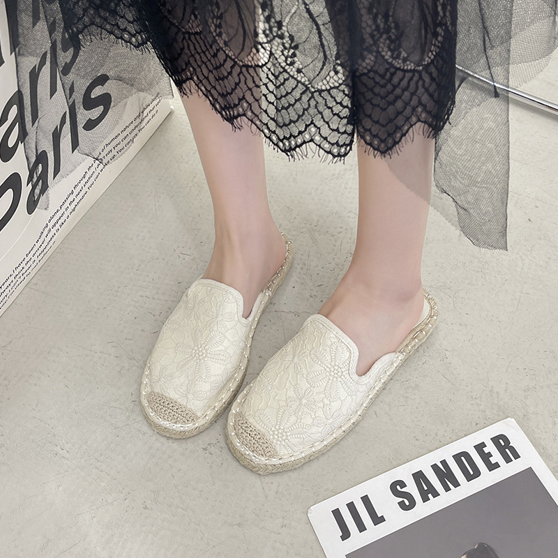Mules Sandal 2023 Fashion wers Comfort Low-heel Slides Slip on Casual Summer Solid Slippers Shoes Women 6363 pers 5c0
