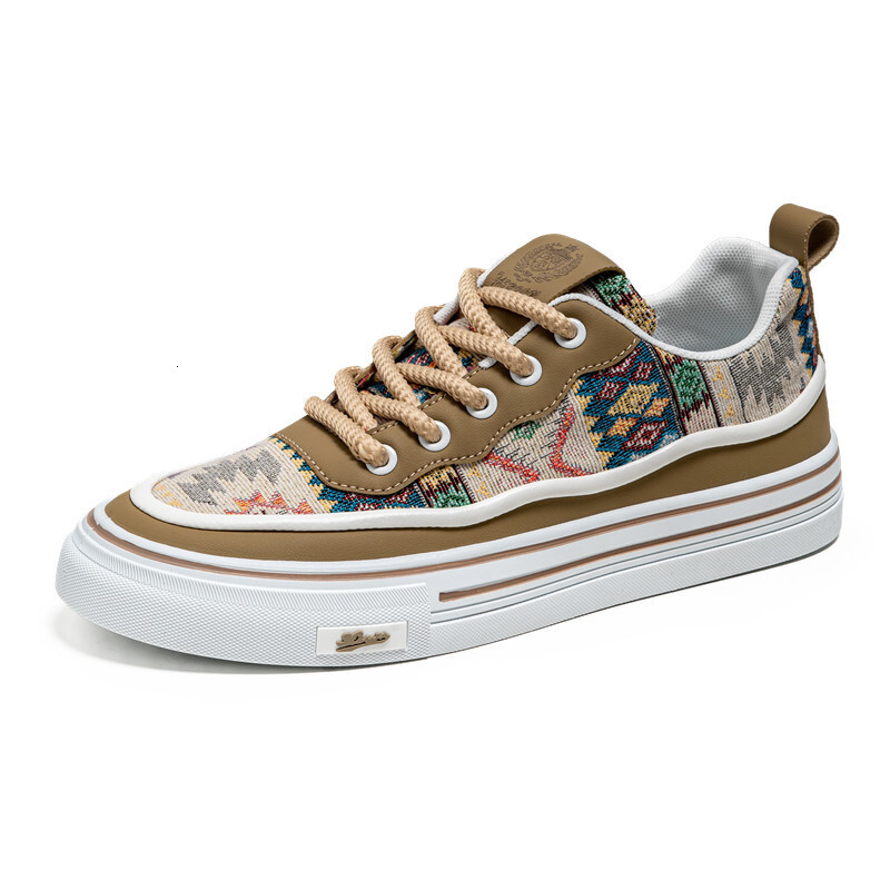 Wholesale fashion simple casual board new men's low-top cloth shoes