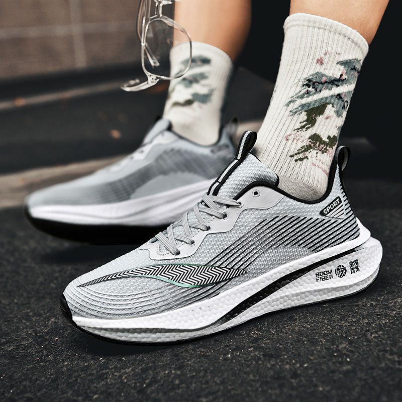 2024 Mens Luxury Running Shoes Breathable Marathon Shoes Jogging Comfy Soft Casual Sneakers Men Tenis Masculino Footwear Male