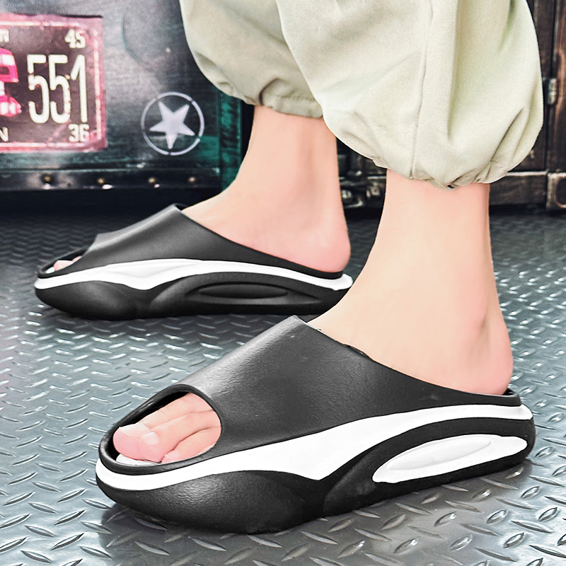 Fashion Men Slippers Slides Indoor Outdoor Beach Sandals Men Casual Shoes Soft Sole Home Slides Men Flip-flops Men's Sandals