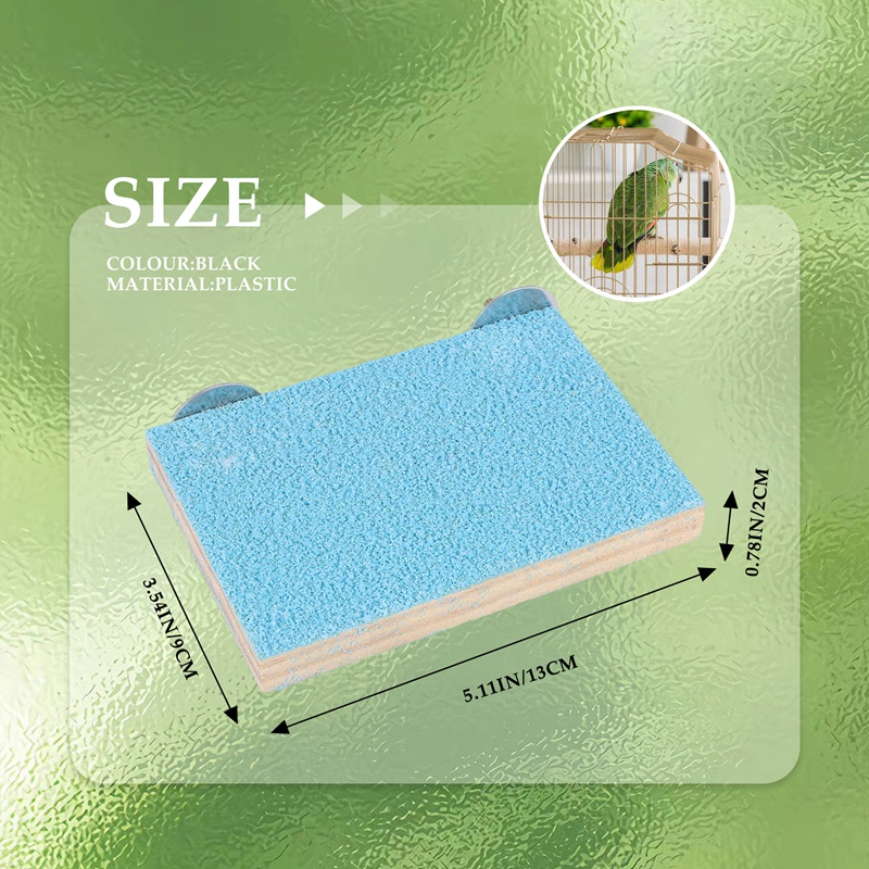 AAAC-Bird Perch Stand Platform Natural Wood Playground Paws Grinding Clean For Pet Parrot Budgies Parakeet Cockatiels Conure Lov