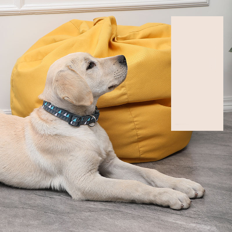 Adjustable Dog Collar,for Small Medium Dogs,Nylon High-Density Polyester Pattern Collars Safety Buckle for Pet Walking Running