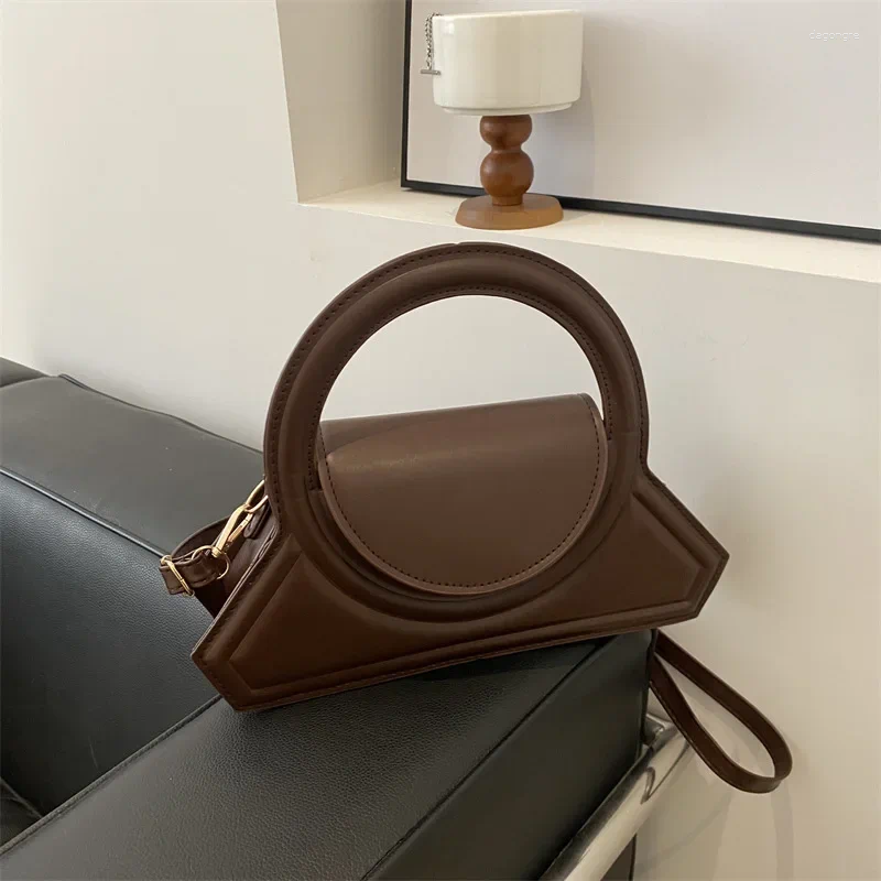 3 Totes Bao Fashion Handbag 2024 Spring Foreign Solid Color Shoulder Crossbody Bag Small Square Women 4