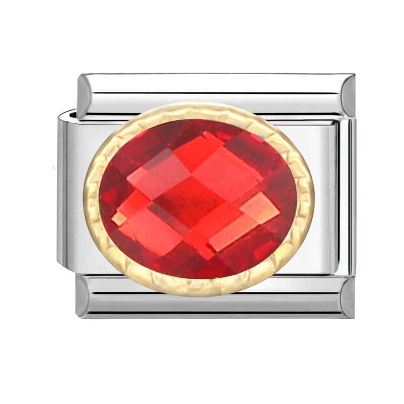 New Women's Gift blue eye pink heart sweet Pendant Italian Charms Links Bangle Beads Fit 9mm Stainless Steel Bracelet Making DIY For Women Fashio