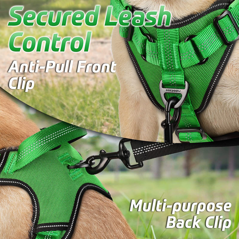 Dog Harness Elastic Breathable Dog Harness Explosion-proof Punch Medium & Large Dog Chest Harness with Thickened Control Handle