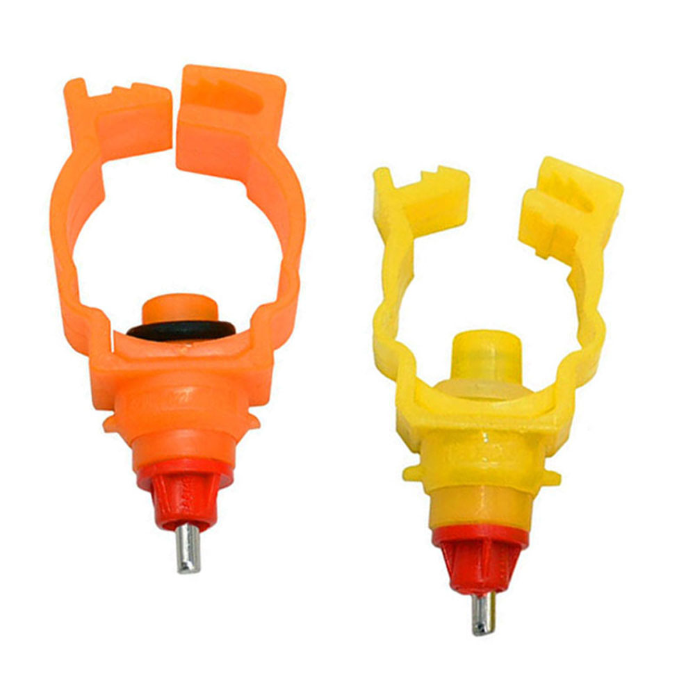 10Pcs 20MM 25MM Chicken Nipple Drinking Feeder Automatic Poultry Spring Water Nipples for Chicken Duck Hen Drinker Water Feeder