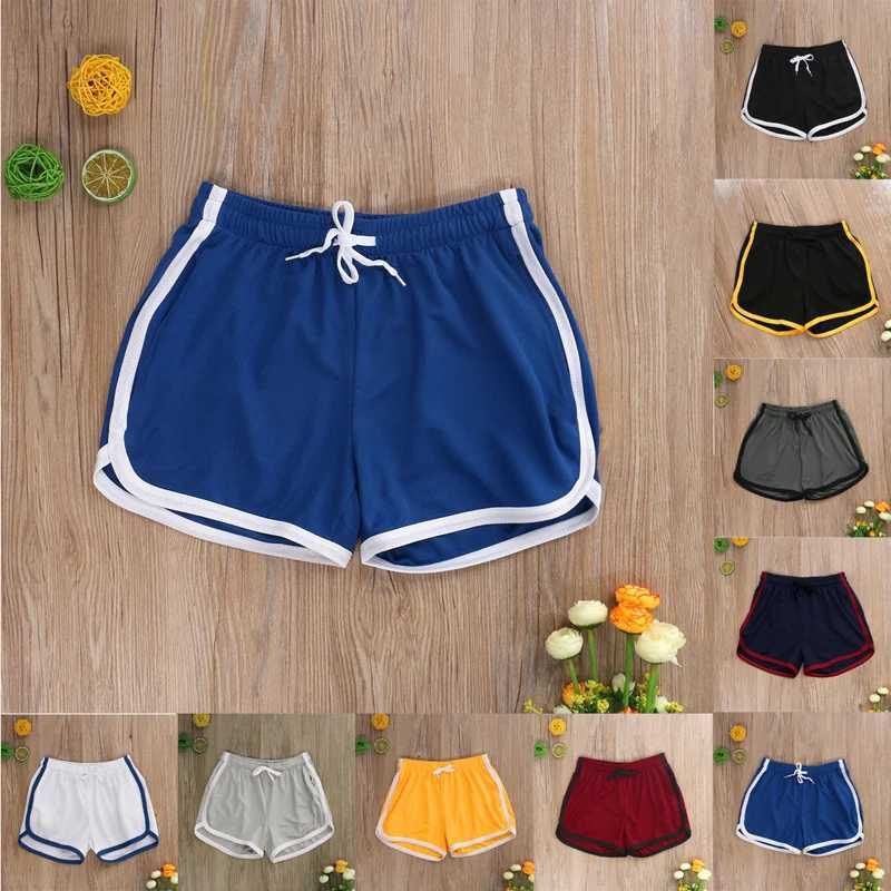 2020 Summer Mens Sport Shorts Fashion Solid Color Slimd Fit Elastic Waist Short Pants Workout Gym Runing Quick Dry Shorts Y240914