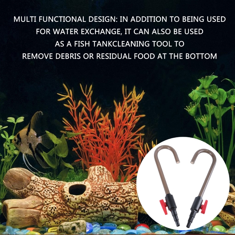 Fish Tanks Aquarium Water Changing Tool Accessory Fish Tanks Cleaning Tool MultiPurpose Fish Tanks Cleaning Equipment