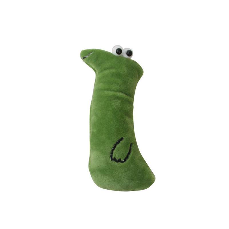 Teeth Grinding Pet Cat Plush Toy Contains Catnip Toy Interactive White Duck Chicken Snake Dinosaur Animals Shaped Bite Resistan