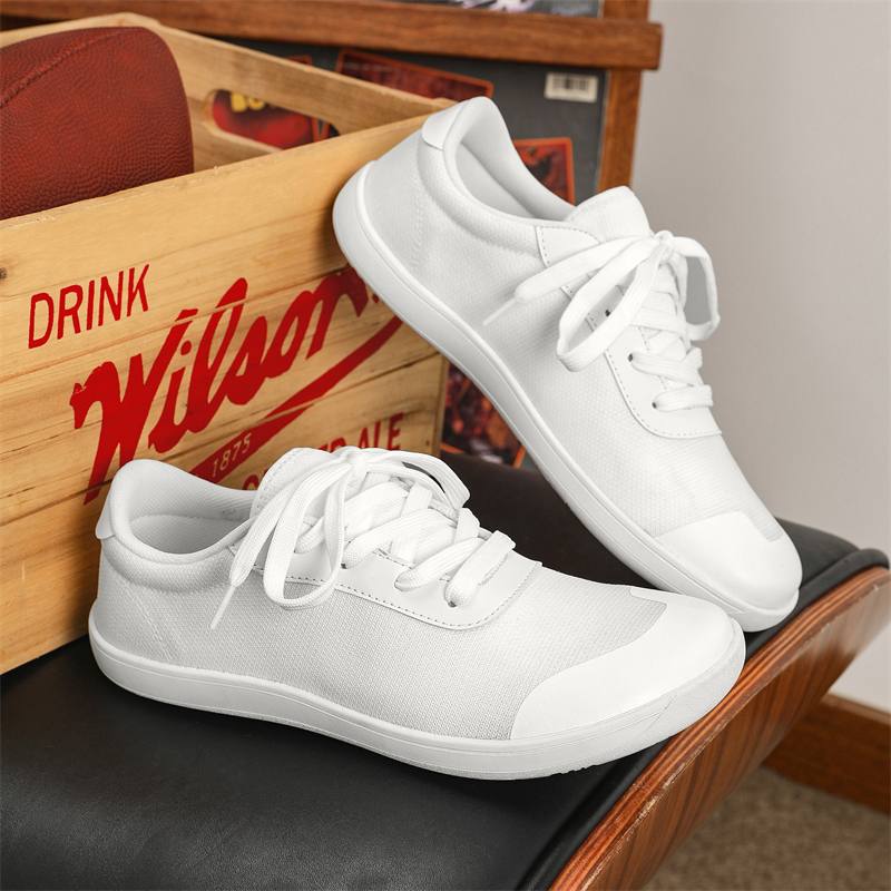 PUAMSS Men's Wide Minimalist Barefoot Shoes Walking Sneakers for Men Zero Drop Sole