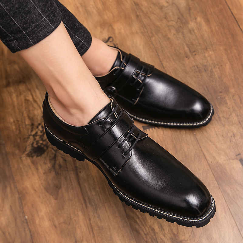 6~12 Size Men's Dress Leather Designer Fashion Groom Red Wedding Buckle Italian Male Casual Loafers Oxford Shoes for Men ccef