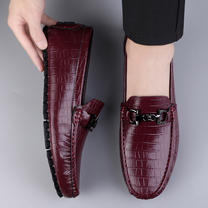 Designer 37~47 100% Calfskin Leather Dress 2023 Men's Fashion Moccasins Wedding Party Loafers Oxford Shoes for Men