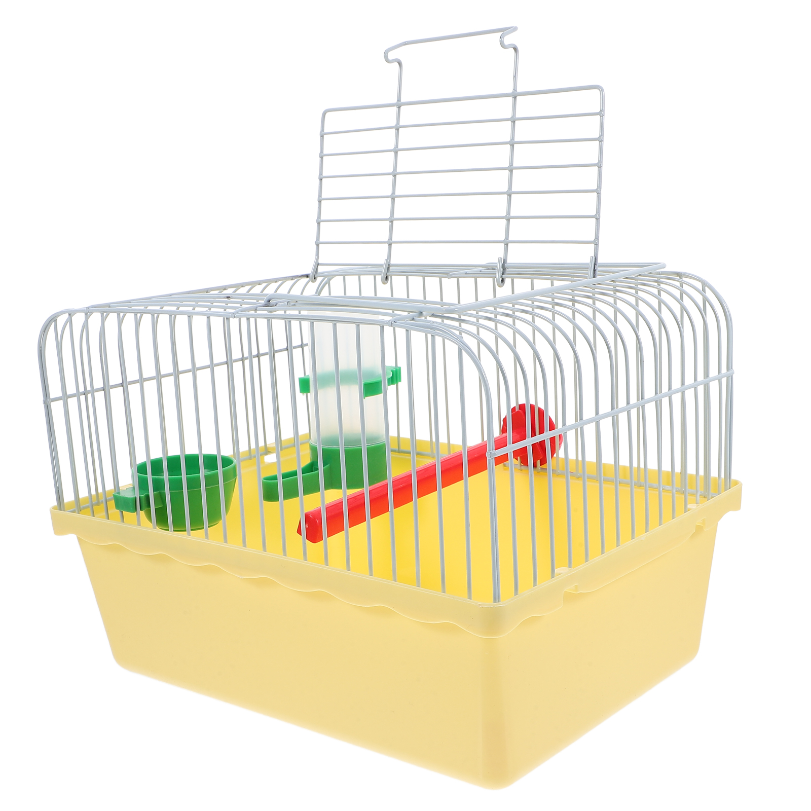 Spacious Bird Carrier for Travel Portable Bird Travel Cage with Perch Food Box Waterer Parrot Outing Carrying Cage Lightweight