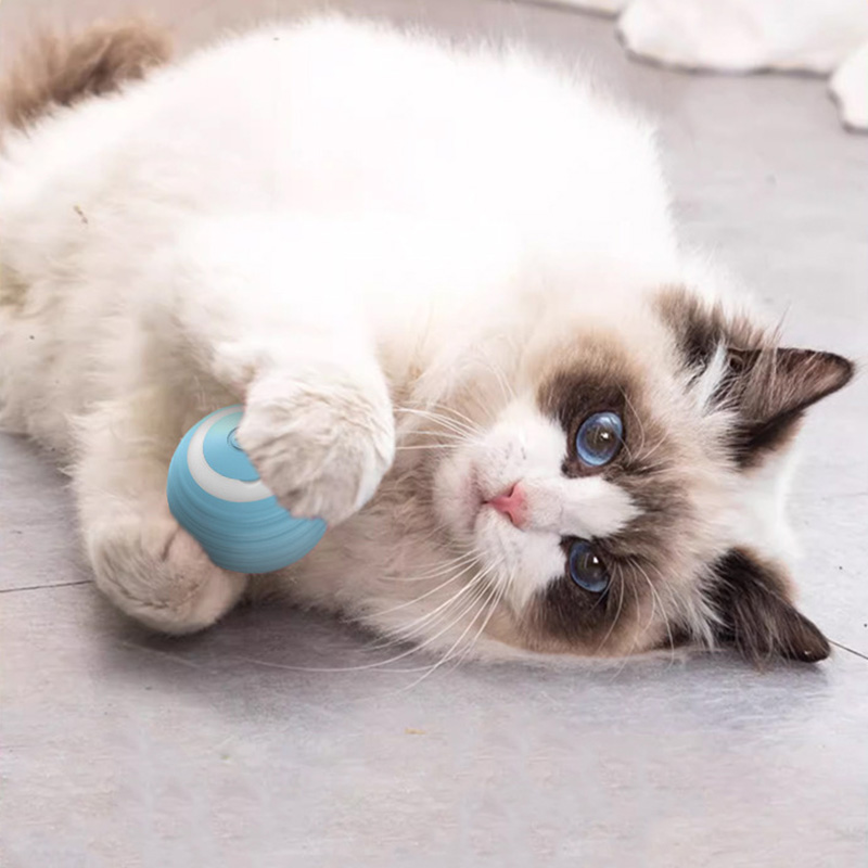 Cat Self Hey Ball Bite Resistant Relieves Boredom Automatically Rolling Ball Smart Cat Toys Electric Interactive Cat Teasing Toy