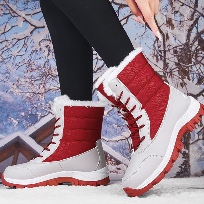 Women Boots Watarproof Ankle Boots For Winter Shoes Women Keep Warm Snow Botines Female 2023 Luxury Zipper Winter Botas Mujer