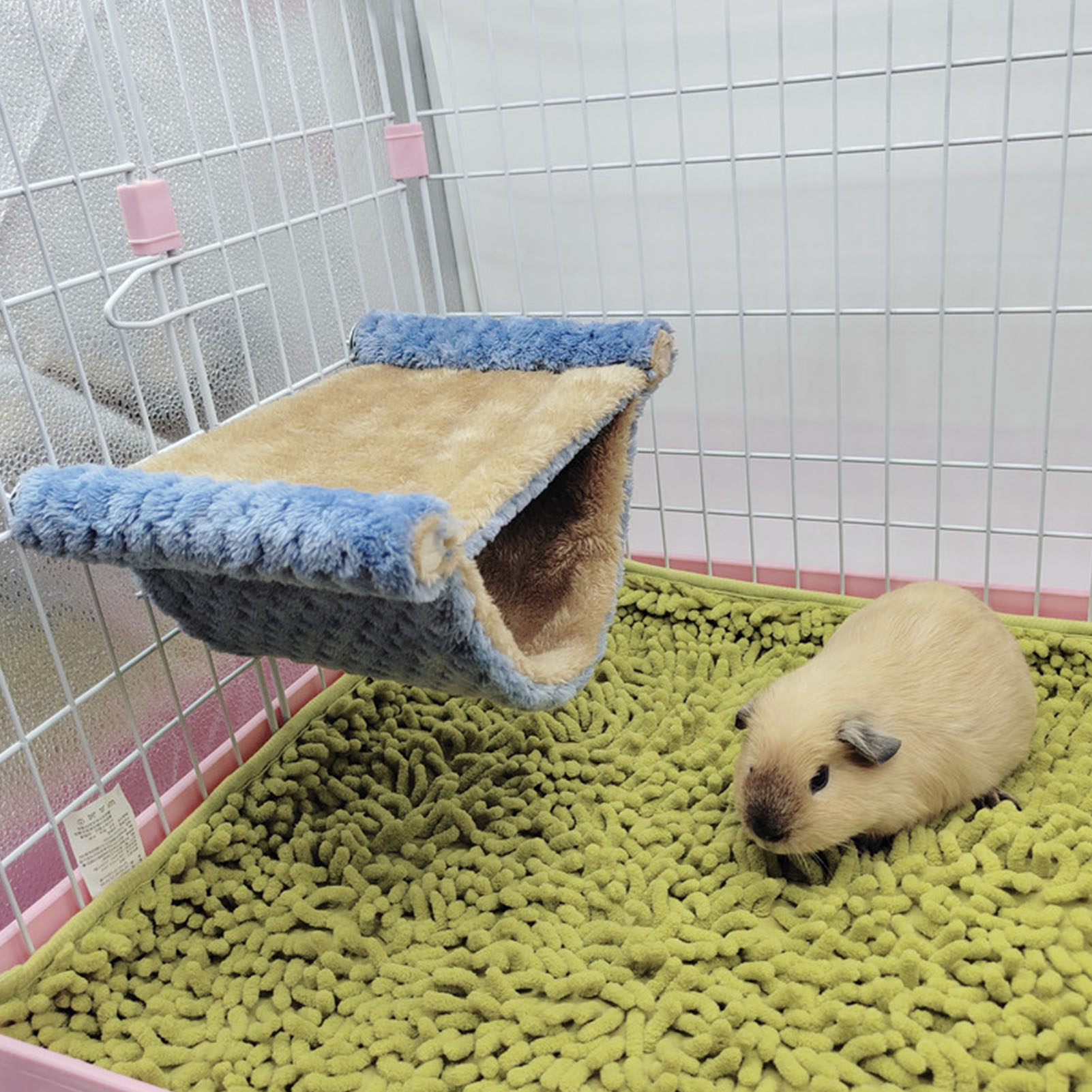 Small Animal Hanging Hammock Bed Soft Warm Double Layer Small Pet Cage Hammock For Squirrel Hamster Golden Hamster