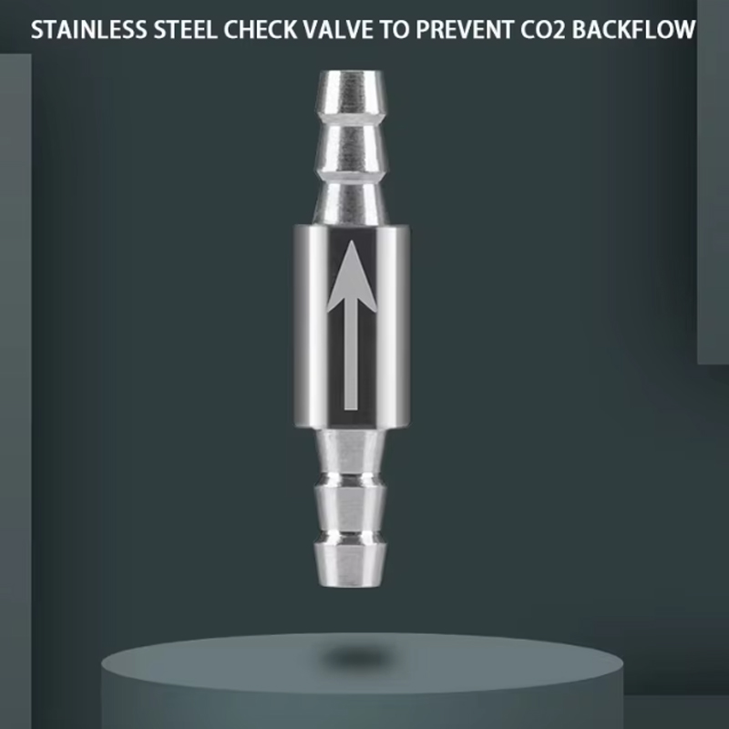 Aquarium CO2 check valve stainless steel anti drop tower type check valve fish tank CO2 generator equipment diffuser accessories