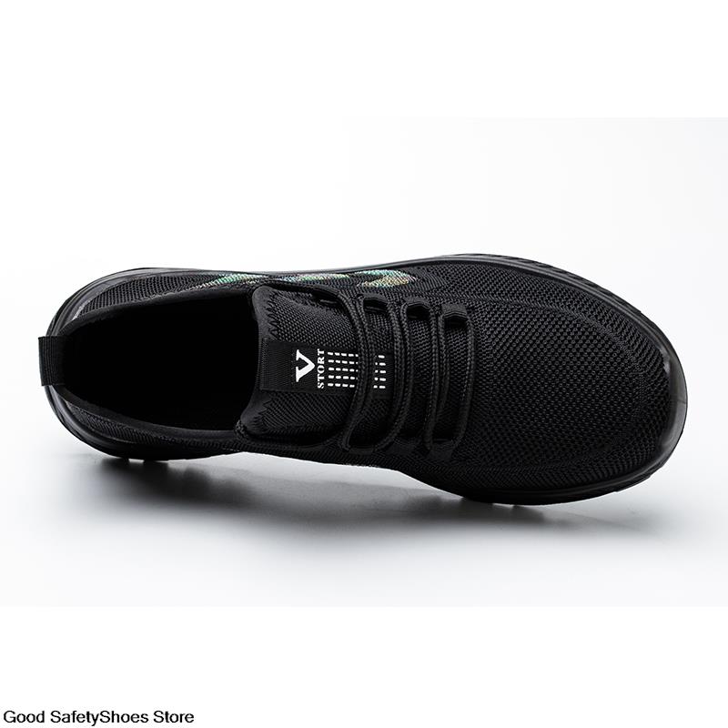 Sneakers Breathable Steel Toe Male Safety Lightweight Puncture-Proof Work Boots Men Protective Shoes f40e