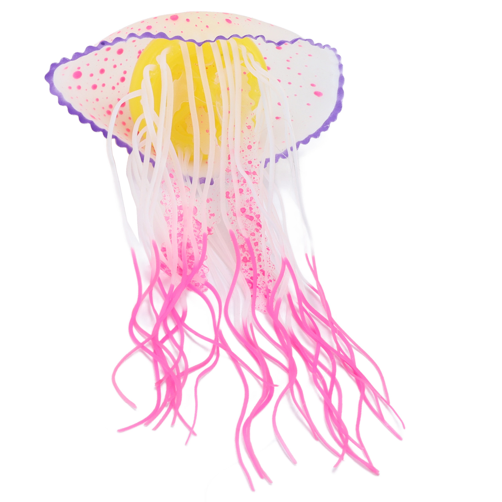 Floating Jellyfish for Aquarium and Fish Tank, Artificial Fluorescent Jellyfish Decorations