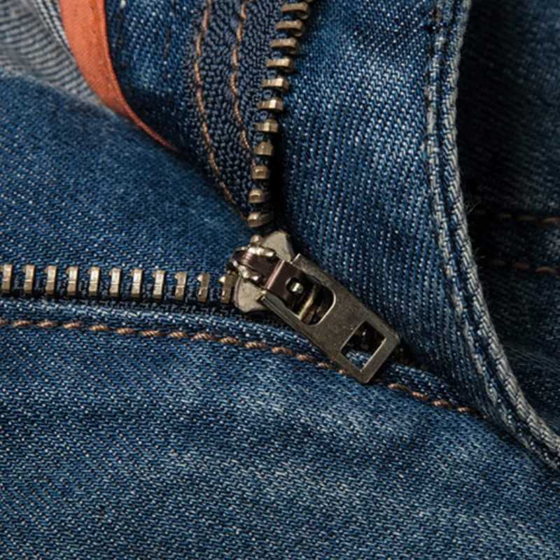 Men denim shorts casual and versatile denim capris denim shorts trendy and handsome nostalgic classic style perforated hoX240914