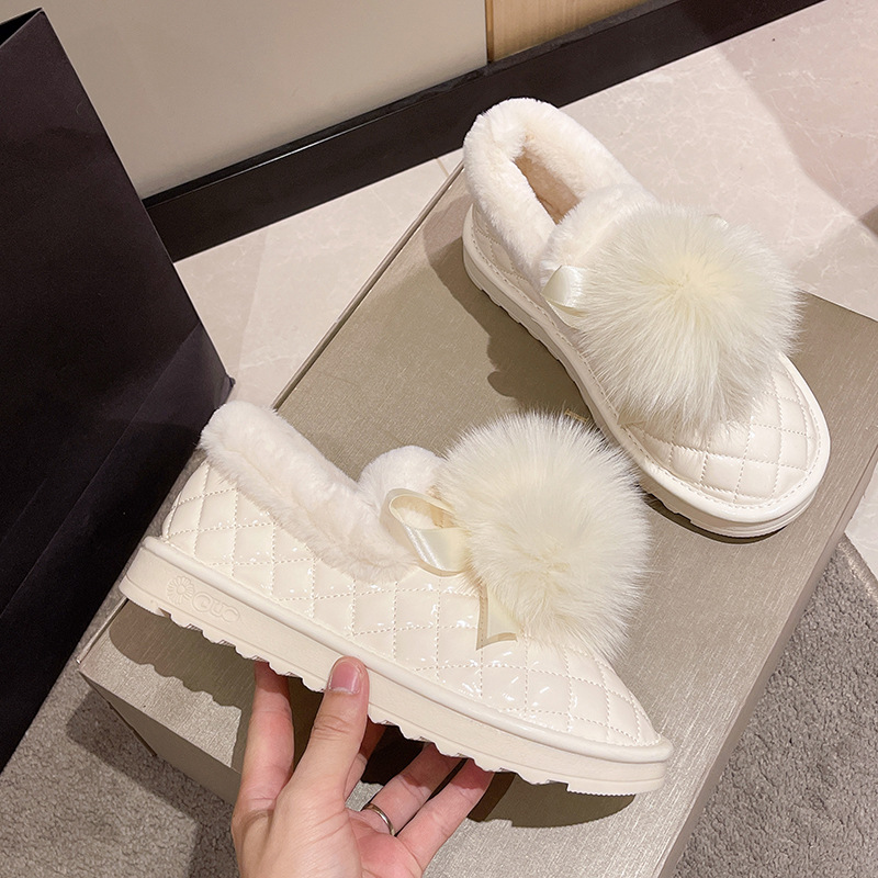 Women Boots New 2022 Round Toe Flat Heel Shoes Australia Plush Designer Winter Footwear Mid-Calf Snow Mid Calutumn La 36e9