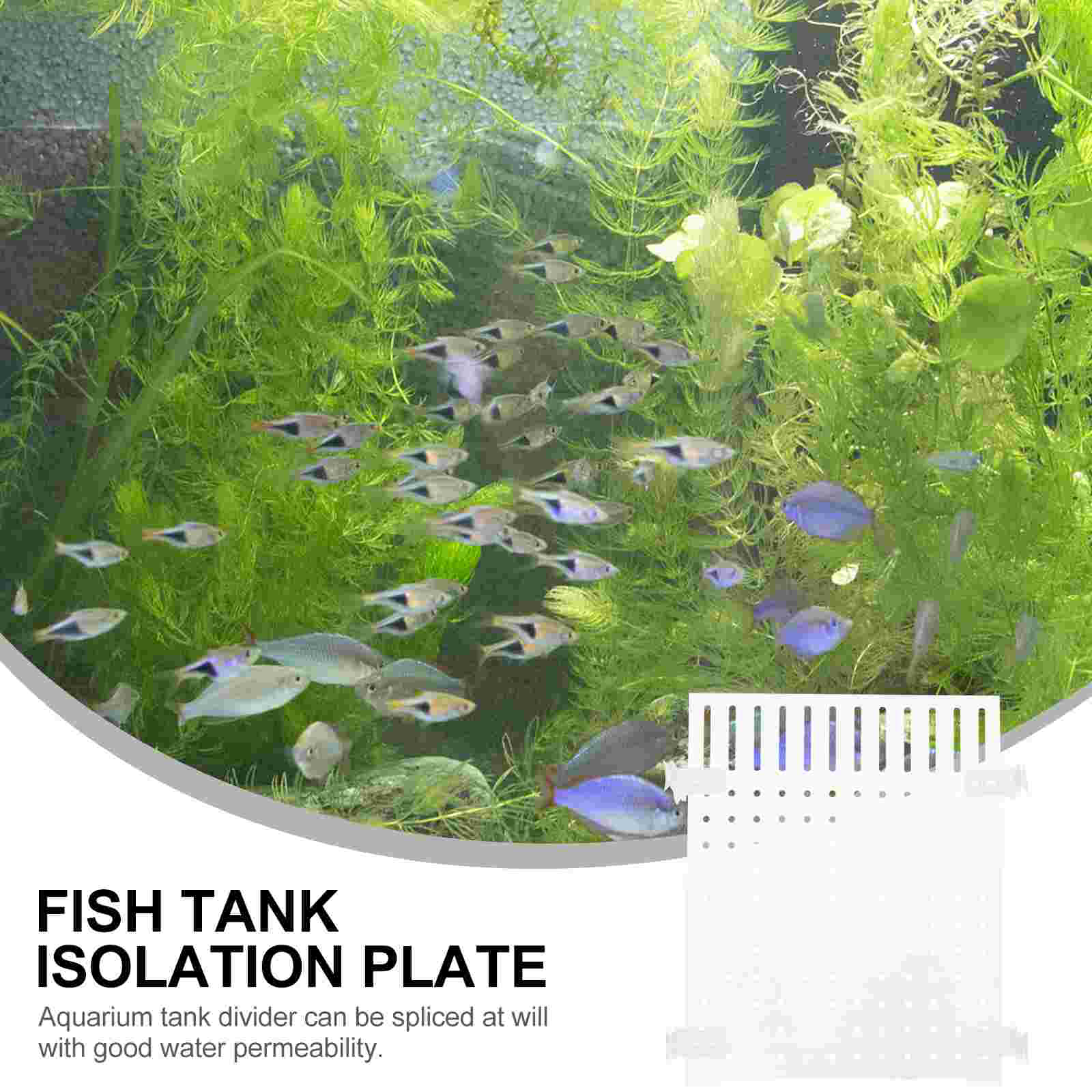Fish Tank Isolation Board Aquarium Supply Acrylic Divider Transparent Separator DIY Filter