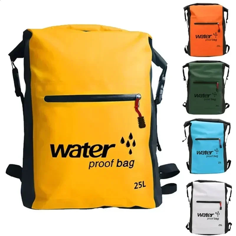 25L waterproof dry bag swimming backpack Rucksack floating sports kayak drifting 240911