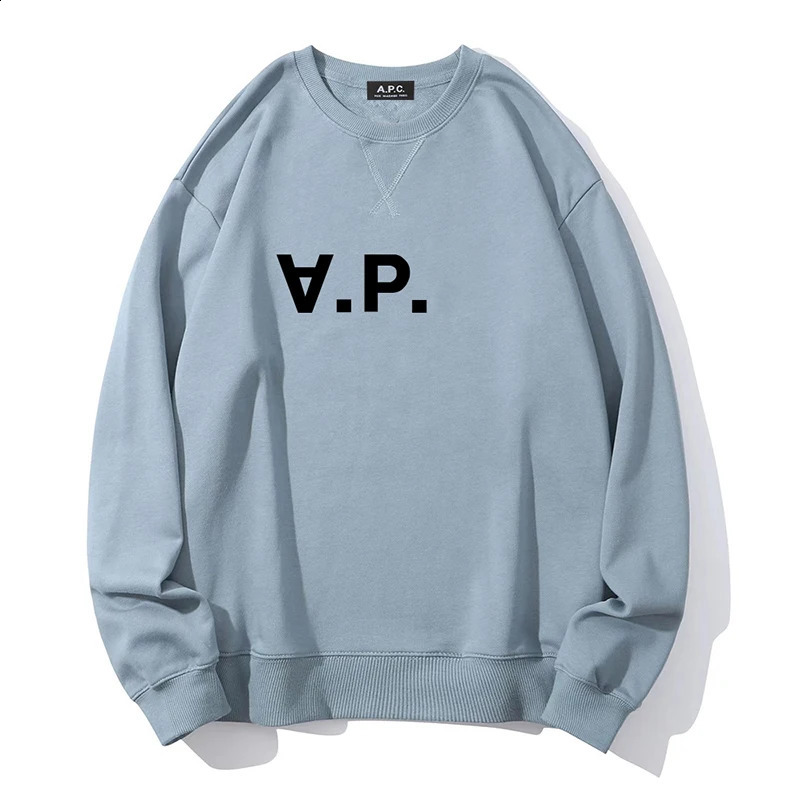 selling Japanese autumn Oneck 100% pure cotton casual hoodie highquality mens long sportswear with sleeves 240911